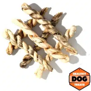 Ling Fish Skin twists - Bruces Healthy Dog treats