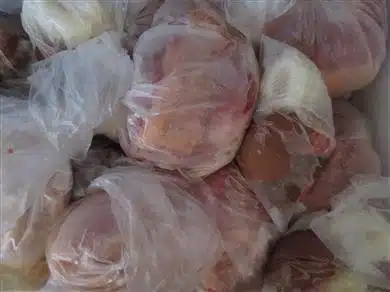 real meat used as dog food