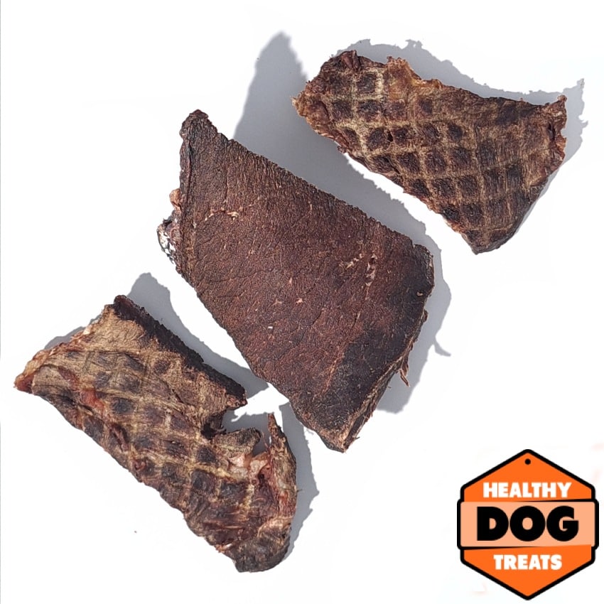 Beef Jerky Pieces - Bruces Healthy Dog Treats