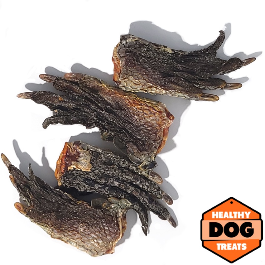 crocodile feet 100 per cent Bruces Healthy Dog Treats