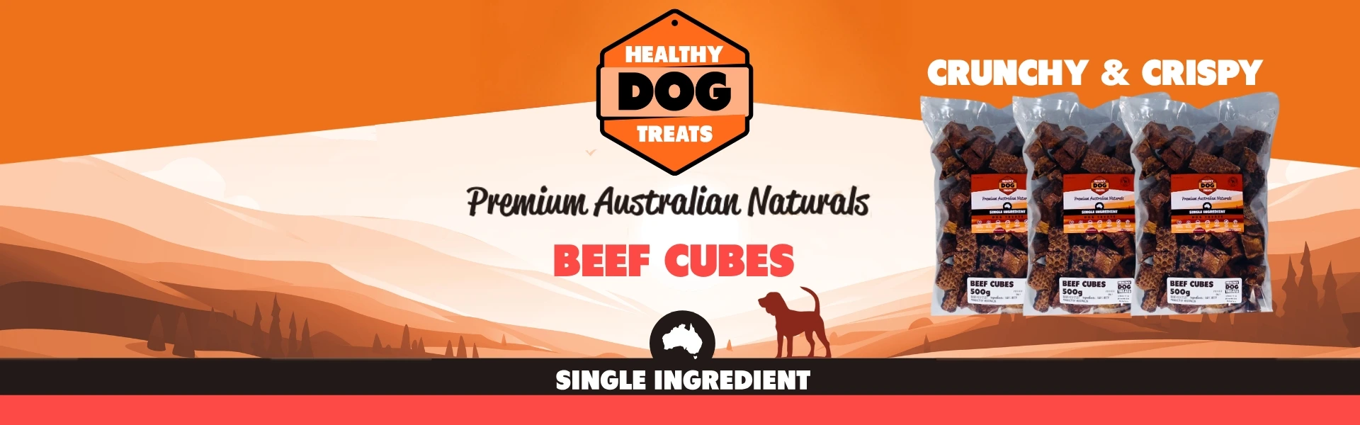 Beef Cubes dog treats