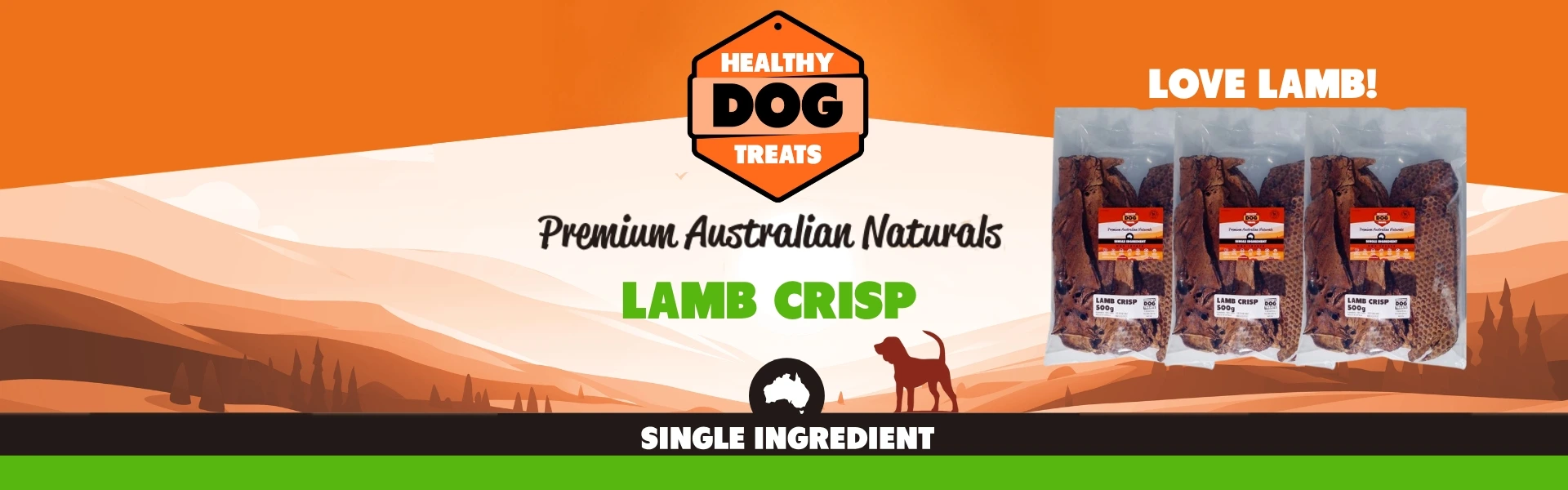 Lamb crisp dog treats