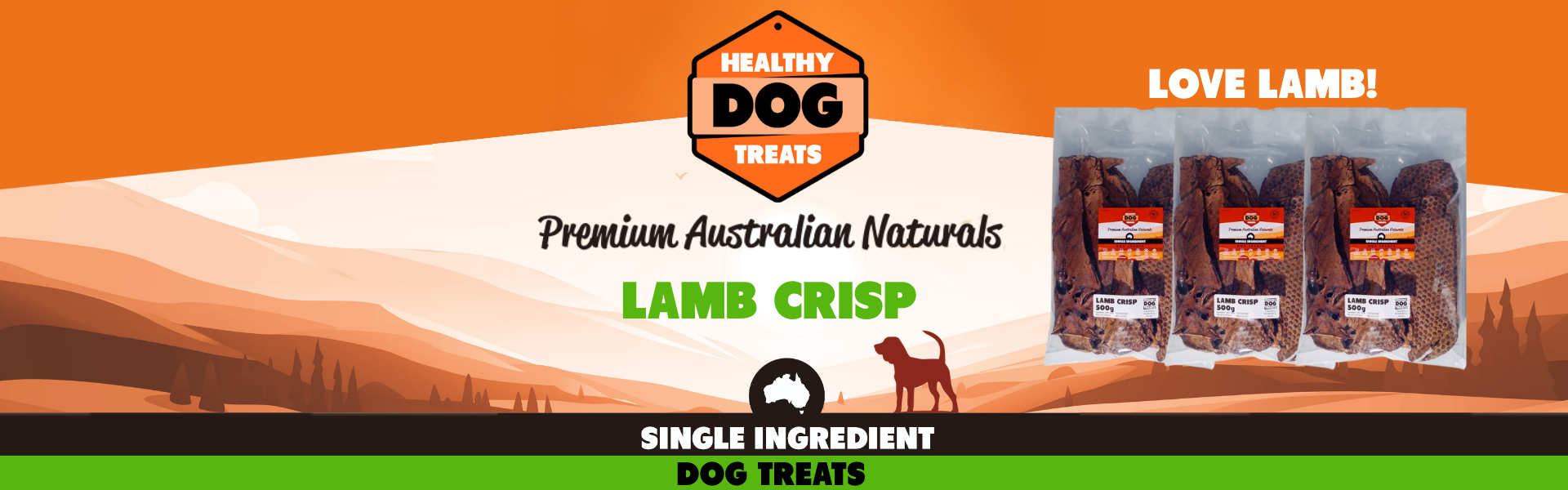 Lamb crisp dog treats