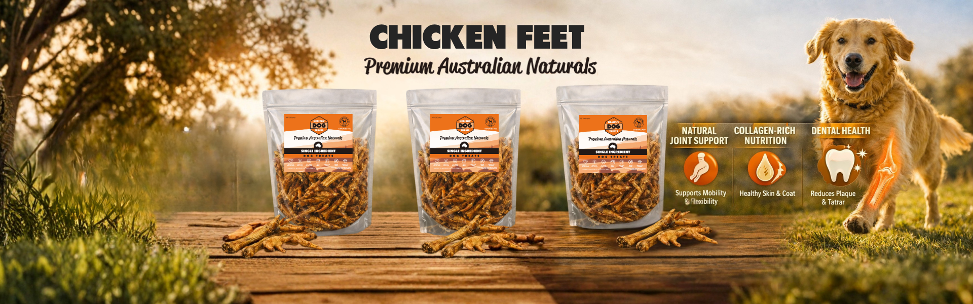Chicken feet for dogs